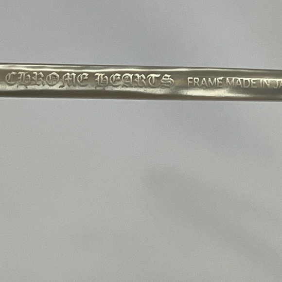 Gold Chrome Hearts "RED" Sunglasses - Picture 13 of 16